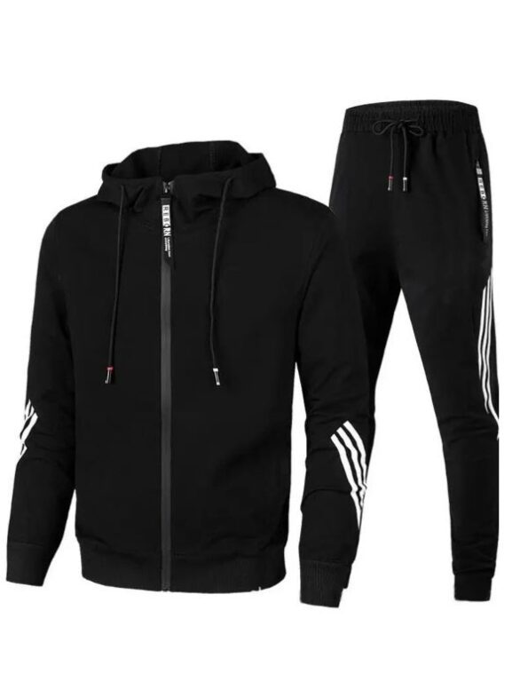 Materials and Design The Full Zipper Hoodie and Sweatpants Set by Zarroon Ltd is made from a high-quality blend of cotton and polyester. This material blend provides a soft and breathable feel while also being durable enough to withstand regular wear and tear. The hoodie features a full zipper and adjustable drawstring hood for a customizable fit, while the sweatpants have an elastic waistband and ankle cuffs for added comfort and mobility. Range of Colors This versatile set comes in a range of colors to suit your personal style. You can choose from classic neutrals to bold and vibrant hues, making it easy to mix and match with your other workout clothes or casual wear. Perfect for Various Activities The Full Zipper Hoodie and Sweatpants Set is perfect for a range of activities. Whether you're heading to the gym or yoga studio, running errands, or lounging at home, this set provides you with the ultimate comfort and style. The lightweight and breathable material makes it ideal for layering during colder weather, while the comfortable and relaxed fit ensures you can move freely and comfortably during your workouts or leisure time. High-Quality and Durable At Zarroon Ltd, we believe in providing our customers with high-quality products that are built to last. The Full Zipper Hoodie and Sweatpants Set is no exception. Crafted with meticulous attention to detail and made from top-quality materials, this set is designed to withstand the test of time, ensuring you can enjoy its benefits for years to come. Upgrade Your Workout Wardrobe The Full Zipper Hoodie and Sweatpants Set by Zarroon Ltd is the perfect addition to your workout wardrobe. With its combination of comfort, style, and durability, this set is sure to become a staple in your fitness and casual wear collection. Try it out today and experience the difference it can make in your daily routine.