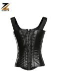 Women Gothic Punk Buckle-Up PU Leather