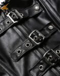 Women Gothic Punk Buckle-Up PU Leather