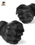 black motogp gloves