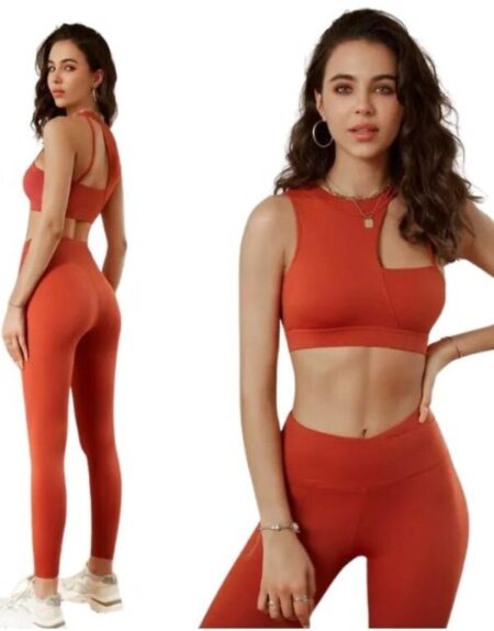 ONE SHOULDER YOGA SEAMLESS SUIT
