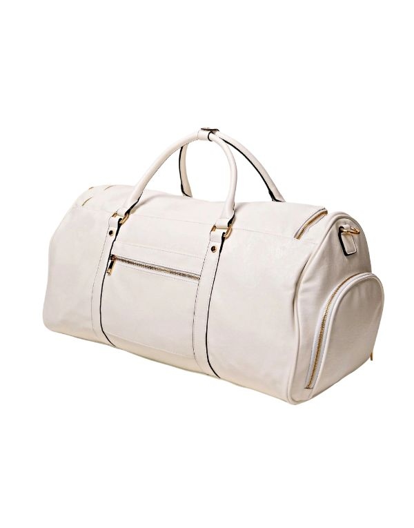 white travel leather duffle bag (4)