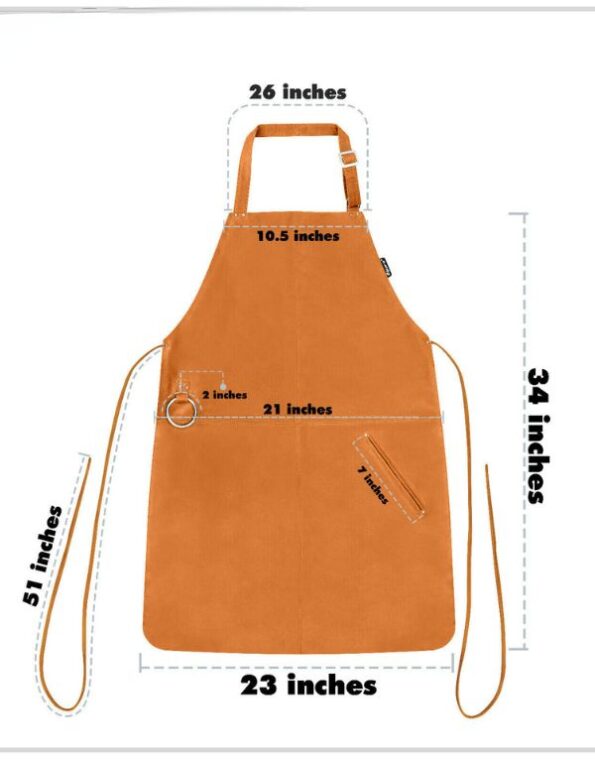 leather apron for uinsex from zarroon
