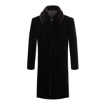 Over the Knee Sheep Leather Fur coat