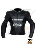 Black Kawasaki Jacket Ninja Biker Jacket