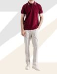 Maroon Breeze Golf Polo Shirt