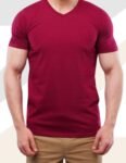 Men Maroon T-Shirt