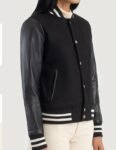 Women’s Savant Black Varsity Jacket